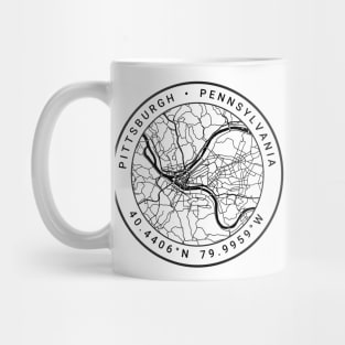 Pittsburgh Map Mug